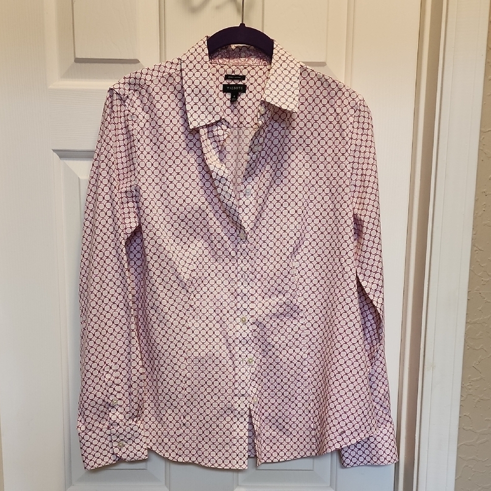 Talbots Pink Button Down Shirt